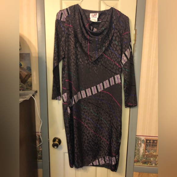 Ladies Vintage Dress by Caron Chicago Size 14 - Picture 1 of 8